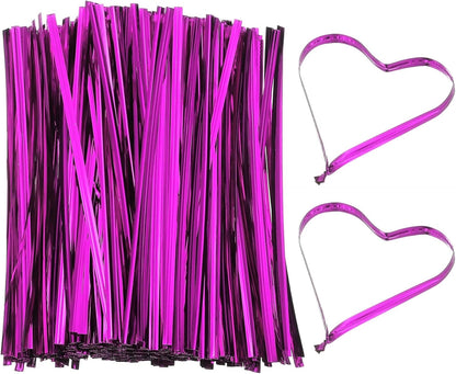 PATIKIL Bag Twist Ties 6 Inch, 800 Pcs Metallic Bread Ties for Treat Plastic Bags Gift Wrapping