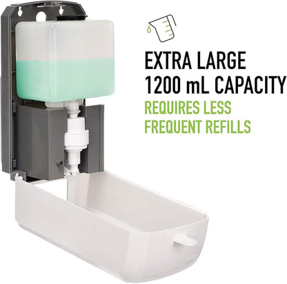 Alpine Automatic Hand Sanitizer Dispenser - Touchless Soap Dispenser for Restaurant, Hospital