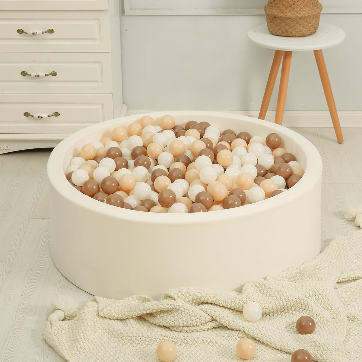 TRENDPLAY Plastic Balls for Ball Pits - Hollow Balls- Safe and Exciting Playtime - Perfect for Baby