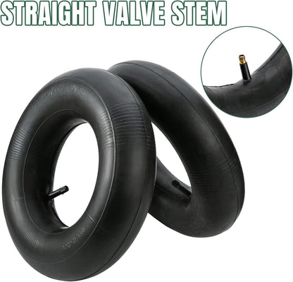 13x4.00-6 Inner Tube 4.10/3.50-6 Heavy Duty Replacement Tire Tubes with Straight Valve Stem for