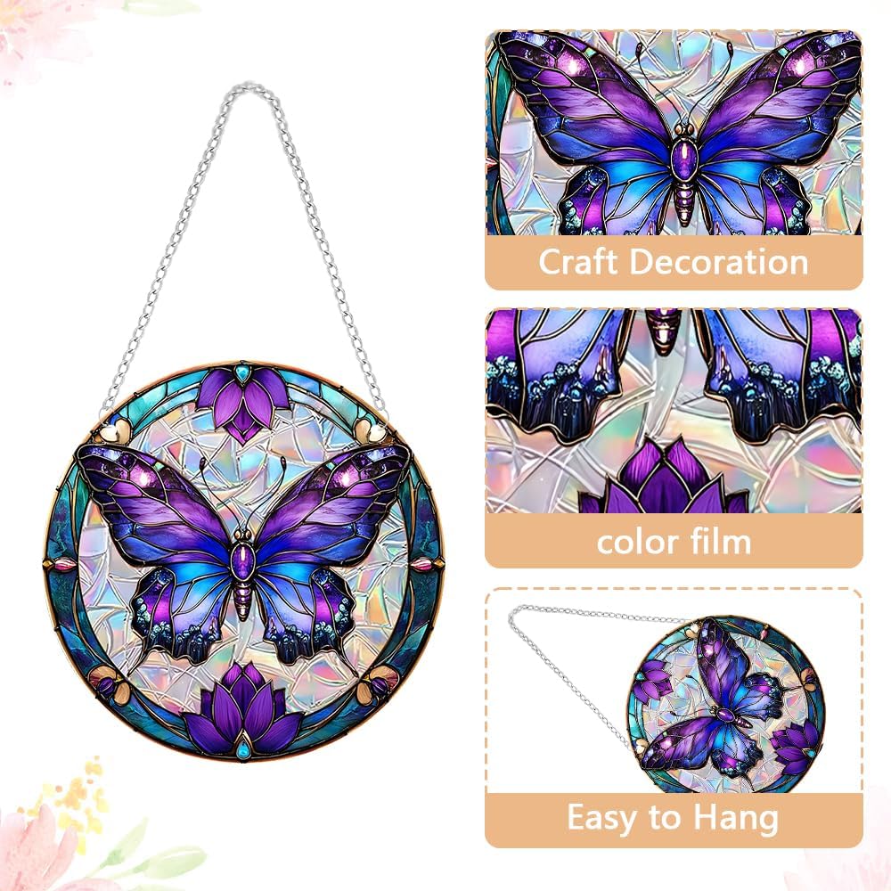 Sun Catchers Indoor Window, Acrylic Rainbow Suncatcher Window Hanging Decoration for Living Room