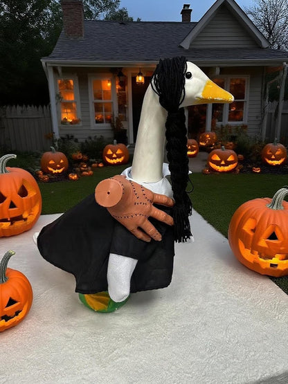 YLYGJGL Halloween Porch Goose Costume Set - 23 Inch White Goose Decor, Carnival Easter Party
