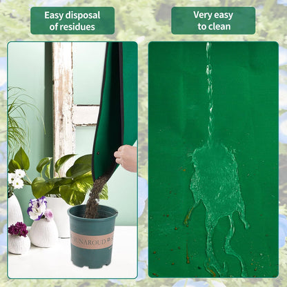 Extra Large Repotting Mat for House Plants Transplanting and Dirt Control Portable Potting Tray