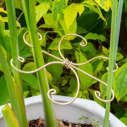 5PCS Monstera Plant Stem Support Stakes - 5.5 * 5.5IN Metal Supports for Monstera and Fishbone