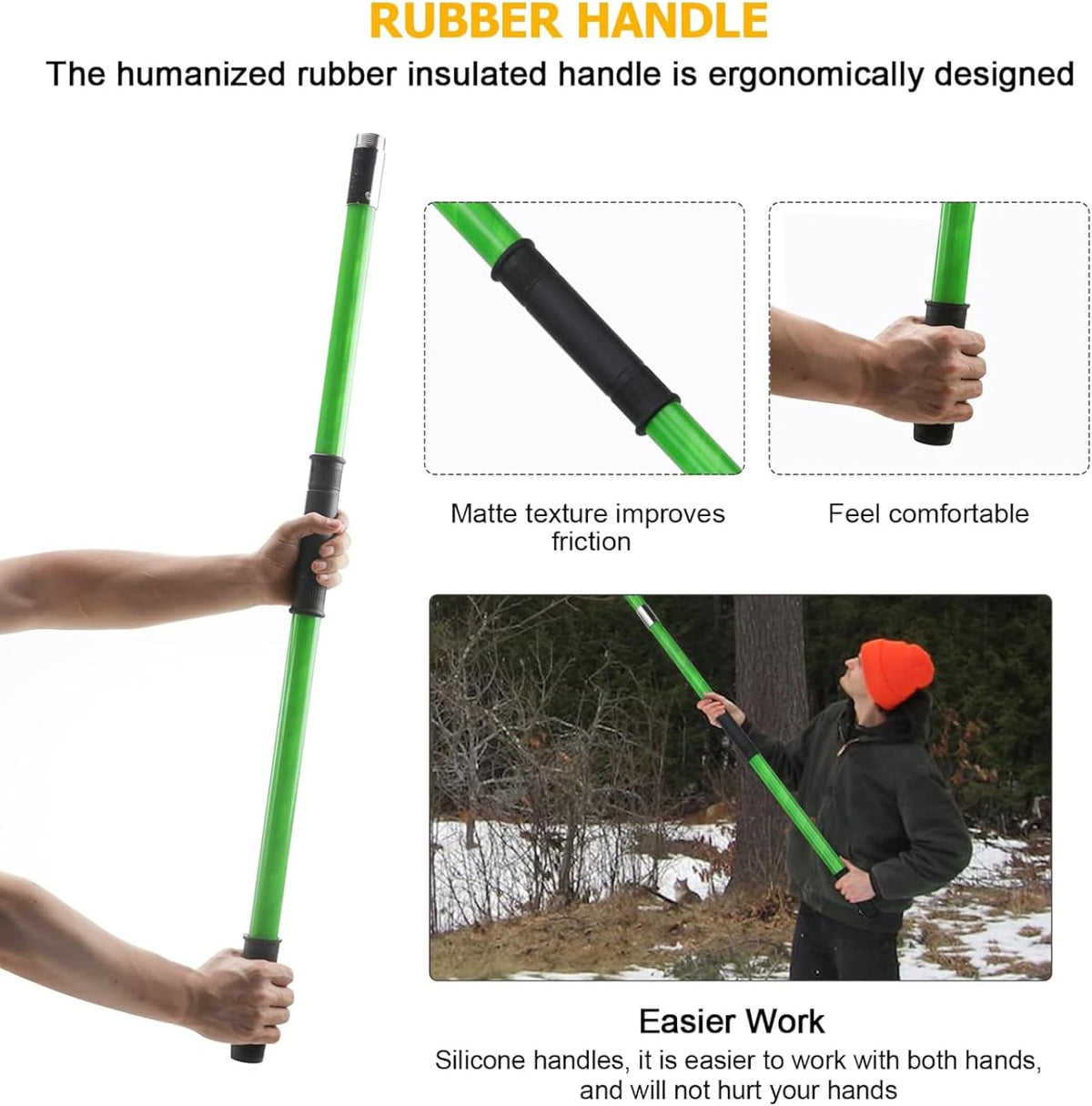 30 Feet Tree Pole Pruner Manual Branches Trimmer Tree Branch Garden Tools Loppers Hand Pole Saws