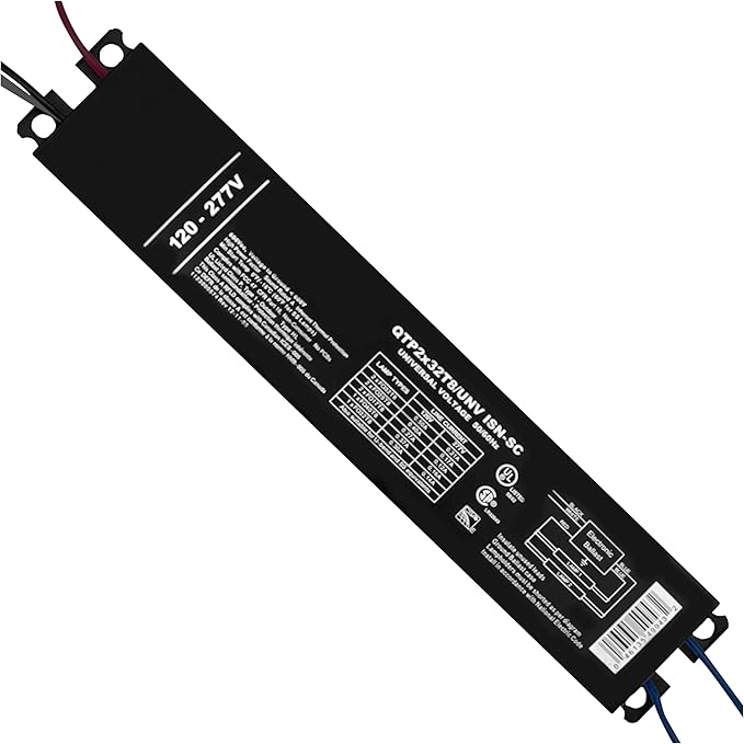 OHLECTRIC Replacement for Sylvania Ballast QTP 2X32T8/UNV ISN-SC, Philips ICN-2P32-N, Keystone