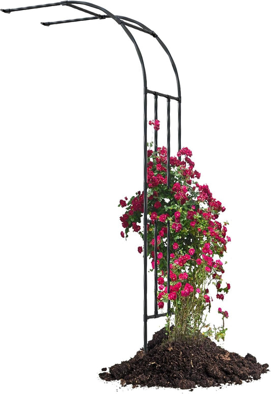 Half Sided Garden Arch, 24’’x94.5’’ Arbor Trellis, Trellis for Climbing Plants Outdoor, Garden Arch