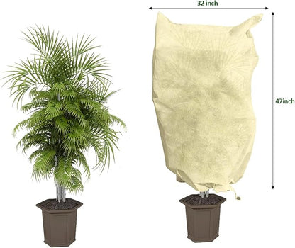 EAONE 12 Pack Plant Covers Freeze Protection, 32x47'' Winter Frosts Cloth for Outdoor Plants