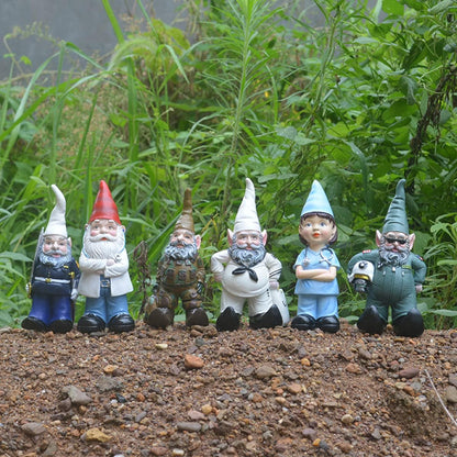 molchagar Nurse Garden Gnome Statue,Healthcare Worker Gnome Figurine for Lawn Ornaments Indoor or