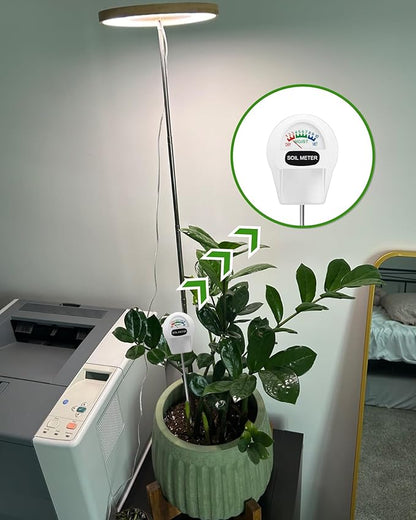 Plant Grow Light,yadoker LED Growing Light Full Spectrum for Indoor Plants, Paired with a Soil