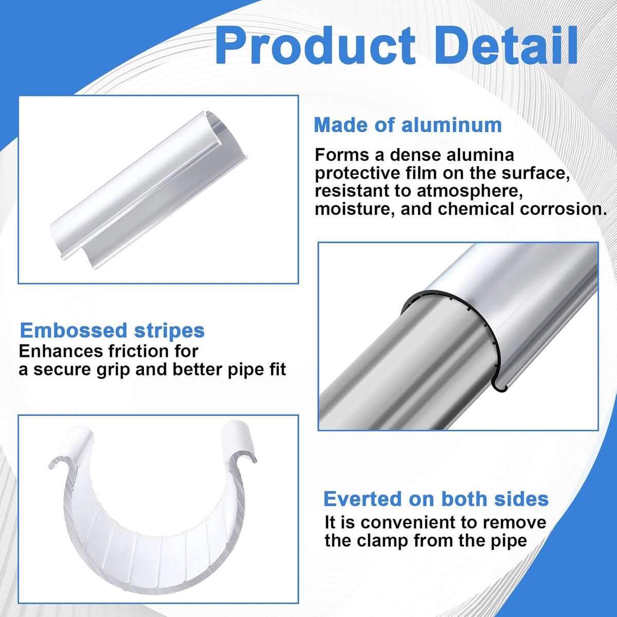 25 Pcs Aluminum Greenhouse Clamps, 1.1 x 3 Inch, Row Covers, Dog Beds, Quilting Frames Shelters