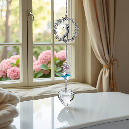 Pet Memorial Suncatcher,Dog Memorial Gifts for Loss of Dog,Cats Remembrance,Pet Loss Sympathy
