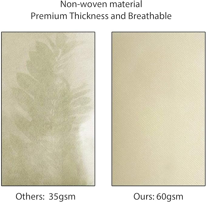 MIXC 2-Pack Plant Cover Tree Blanket Jacket Freeze Frost Protection Cloth for Potted Plants Fruit