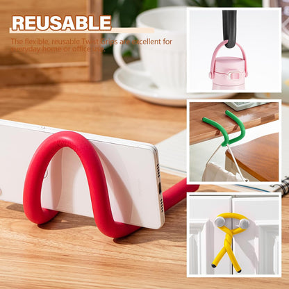 20 Pcs 17 Inch EVA Foam Twist Rubber Ties Reusable Bendable Cable Tie Straps Flexible Heavy Duty