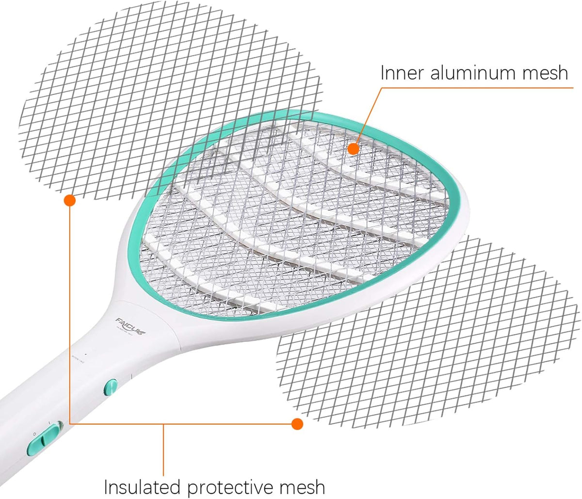 Faicuk 2 Pack Bug Zapper Racket Electric Fly Swatter