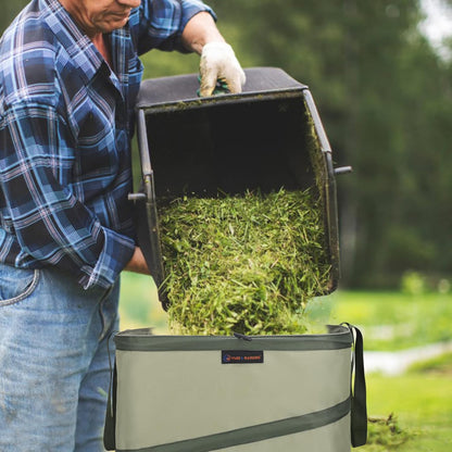 YUDI & GARDEN 46 Gallon Square Collapsible Yard Waste Containers｜Collapsible Trash Can｜Camping