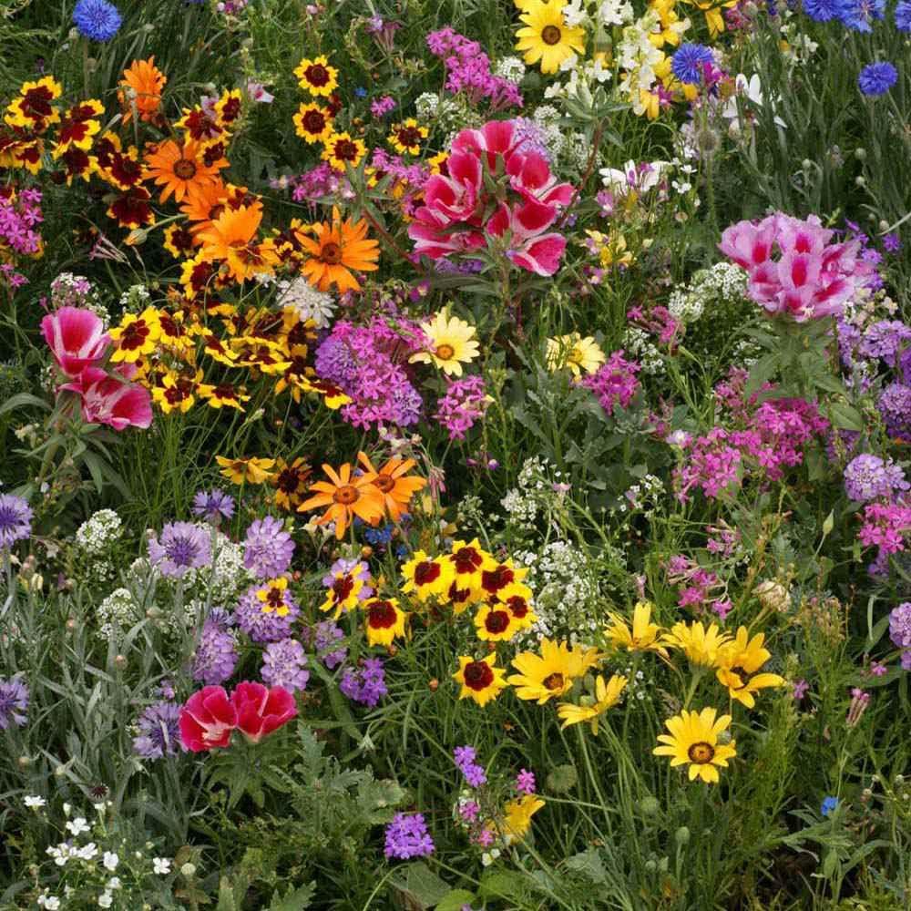 Outsidepride Low Growing Wildflower Seeds - 5 lbs Dwarf, & Short, Diverse Perennial & Annual Wild