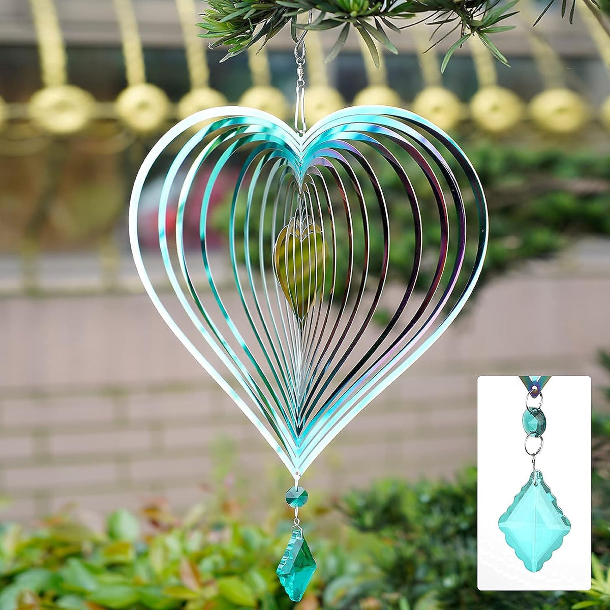 Wind Spinner, Hanging Wind Sculptures,Wind Spinners for Yard and Garden Decor,Yard Decorations