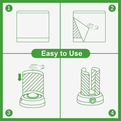 30-Pack Double-Sided Sticky Refill Cards for 360° UV Light Fly Trap – Easy-to-Replace Adhesive