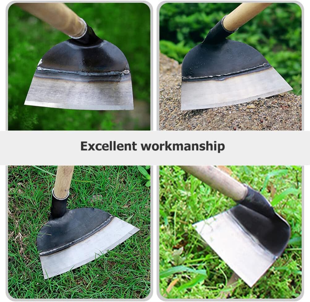 DOITOOL Hand Hoe Head Replacement Hoe Garden Tool Heavy Duty Farm Hoe Gardening Planting
