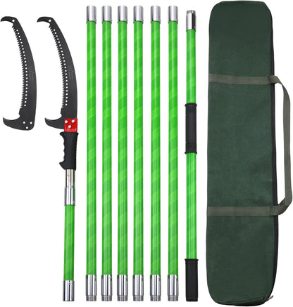 27 Feet Tree Pole Pruner Manual Branches Trimmer Tree Branch Garden Tools Loppers Hand Pole Saws