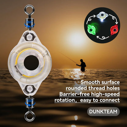 LED Underwater Fishing Lures，LED Lighted Bait Flasher，Deep Drop Fishing Lures，Fish Eye Attractive