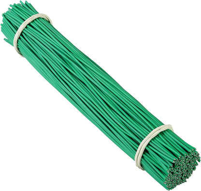 Tangyinrd 200 Pcs 6 inch Garden Twist Tie, Round Plastic Twist Ties for Plants, Vines and Wrapping