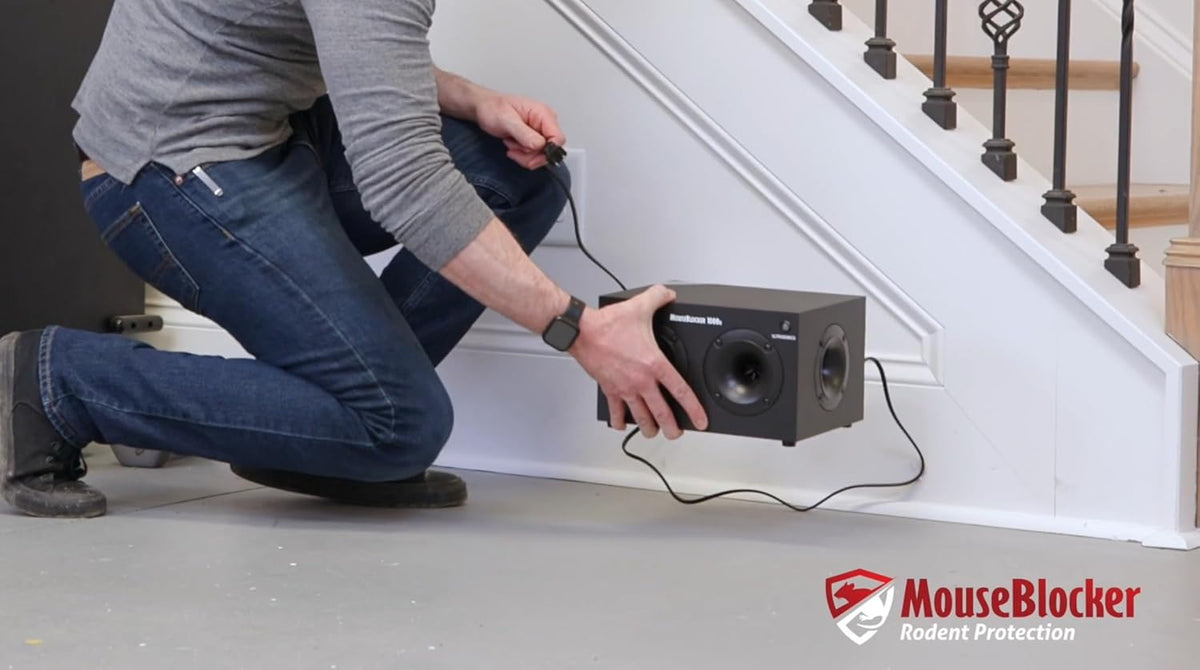 1000x Powerful Plug-in Ultrasonic Mouse and Rodent Deterrent for Buildings, Garages, Attics and