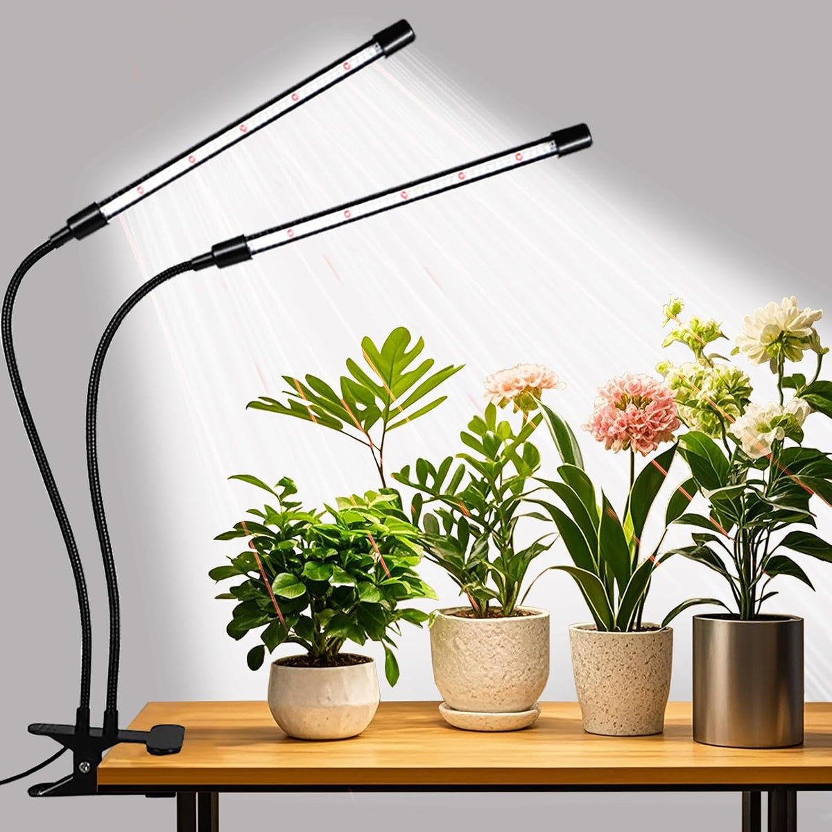 Grow Lights for Indoor Plants, Upgrade 84 LEDs Clip Plant Lights, Full Spectrum LED Plant Growing