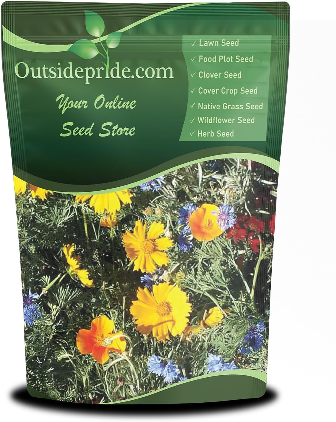 Outsidepride Low Growing Wildflower Seeds - 1 lb Dwarf, & Short, Diverse Perennial & Annual Wild