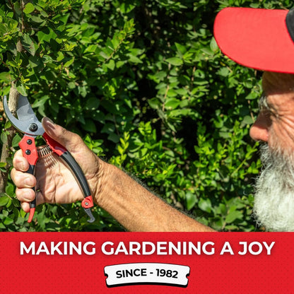 TABOR TOOLS S821A Bypass Pruning Shears, Makes Clean Cuts, Great for S-M Size Hands. Professional