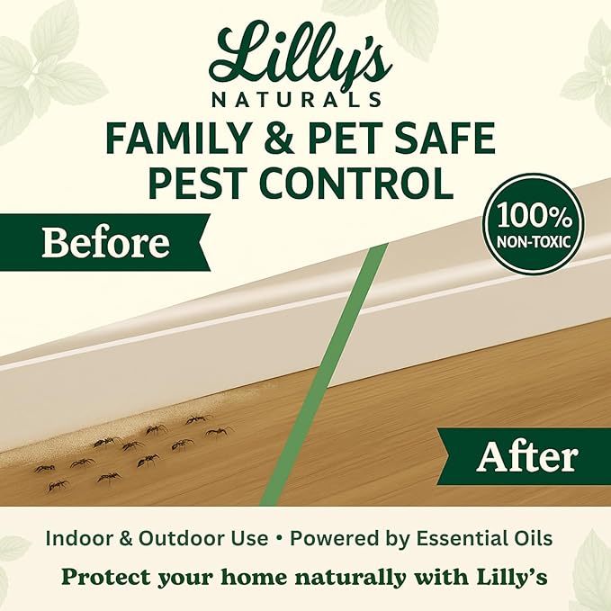 Diatomaceous Earth Food Grade with Peppermint Oil Crawling Insect Killer | Indoor Pest Control