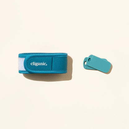 Cliganic Mosquito Repellent Pack (Wristband + 2 Refill Pellets) - Adjustable, Natural DEET-Free