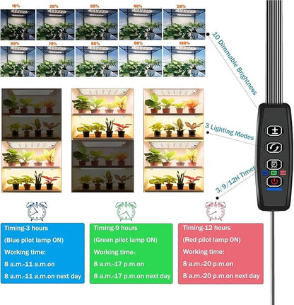 Led Grow Light,Grow Lights for Indoor Plants Full Spectrum, 316leds Plant Lights for Indoor Growing