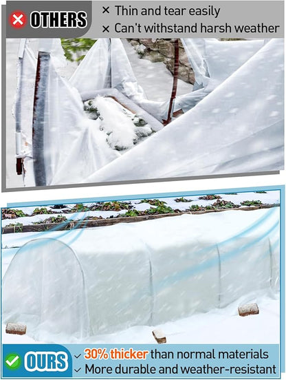 Alphatool Plant Covers Freeze Protection - 10 ft x 12 ft Frost Cloths Blankets for Outdoor Plants