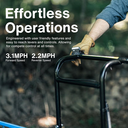 Landworks Utility Service Cart Wheelbarrow Power Wagon, Super Duty Electric 48V DC Li-Ion Battery