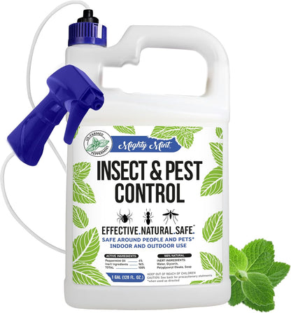 Mighty Mint Gallon (128 oz) Insect and Pest Repellent Peppermint Oil - Natural Spray for Spiders