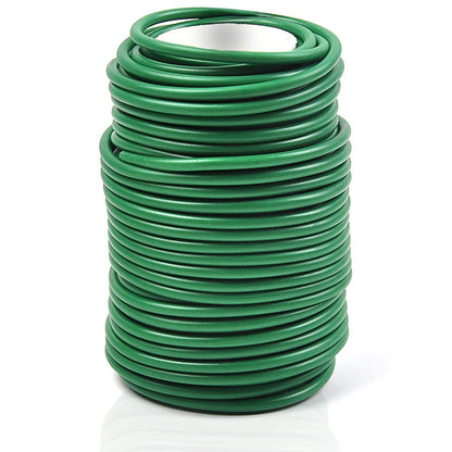 Decoroca Soft Plant Ties for Support - 65.6' Reusable Waterproof Plant Wire, 3.5mm Garden Twist