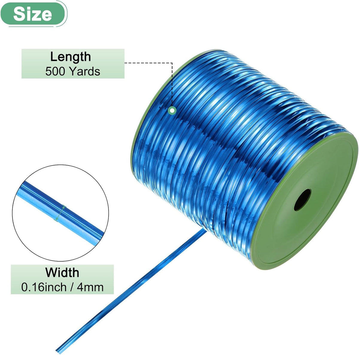 Metal Twist Ties, 500 Yards Metallic Twists Tie Bread Twisty-Ties for Party Decoration/Garden