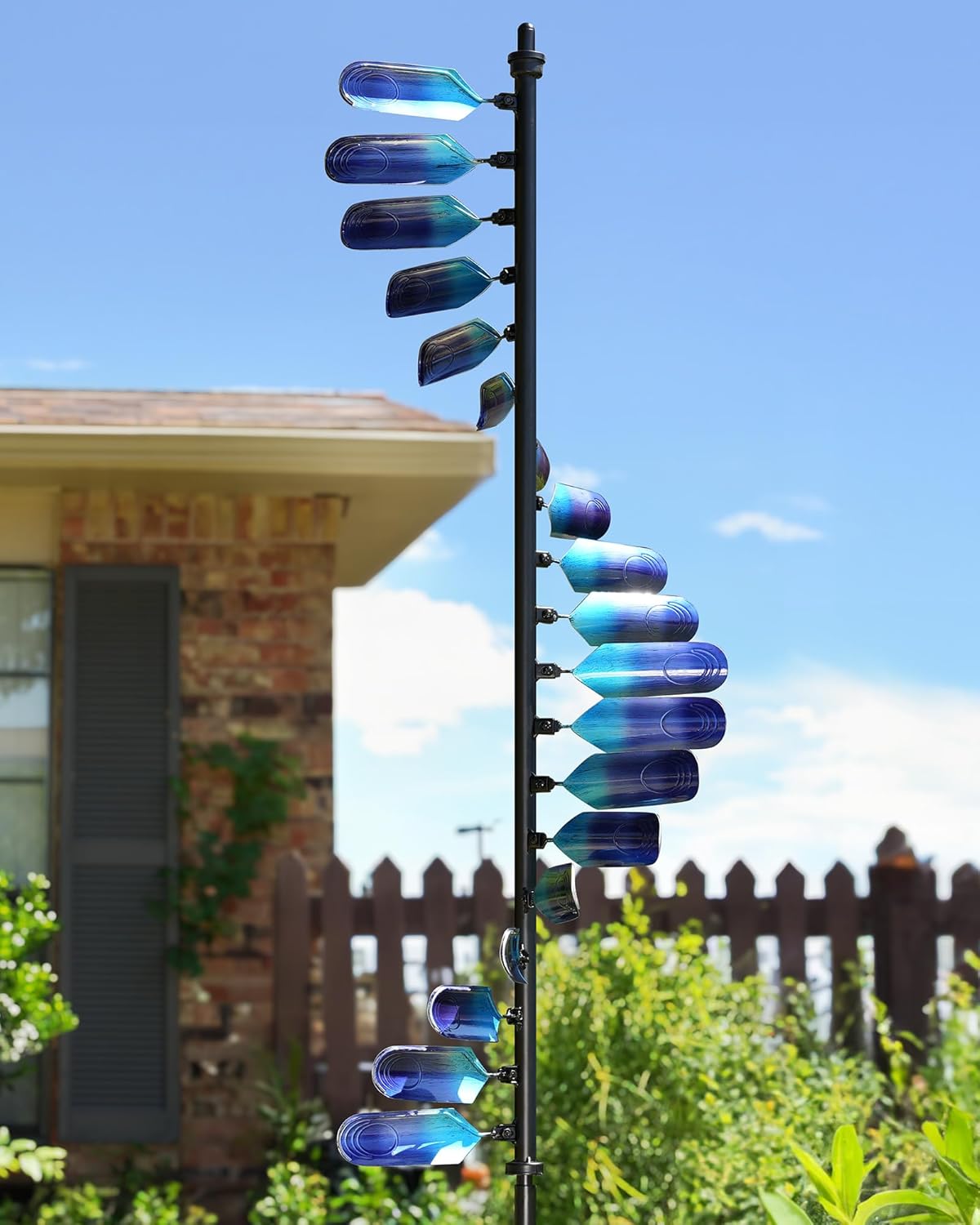 Wind Spinners Outdoor, 93" Large Metal Wind Spinners for Yard and Garden, Kinetic Wind Sculptures &