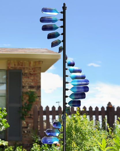 Wind Spinners Outdoor, 93" Large Metal Wind Spinners for Yard and Garden, Kinetic Wind Sculptures &