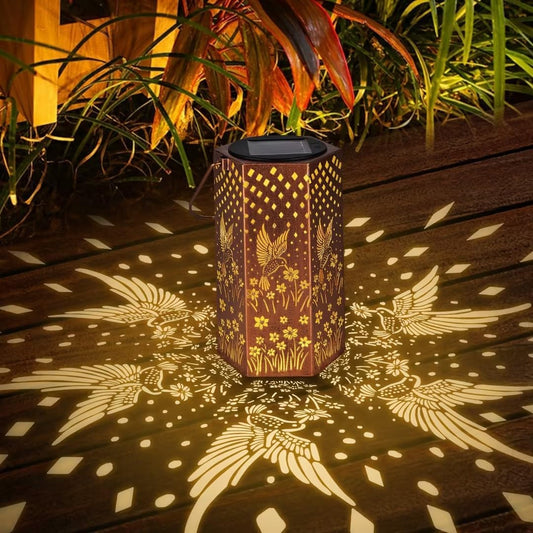 Gifts for Women Men Mom Hummingbird Solar Lights Outdoor - Christmas Decorations, Mothers Day