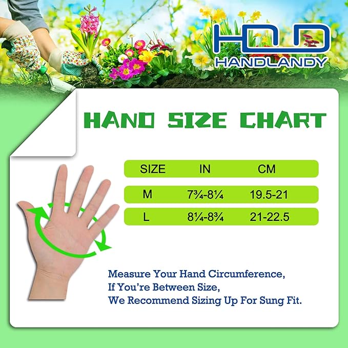 HANDLANDY Leather Gardening Gloves, Thorn Proof Long Gauntlet Heavy Duty Garden Gloves, Elbow