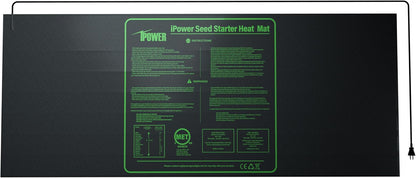 iPower 48" x 20" Waterproof Durable Seedling Heat Mat Warm Hydroponic Plant for Indoor Gardening