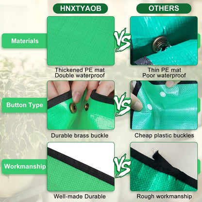 Repotting Mat for Indoor Plant Transplanting and Mess Control 27"x 27" Thickened Waterproof Potting