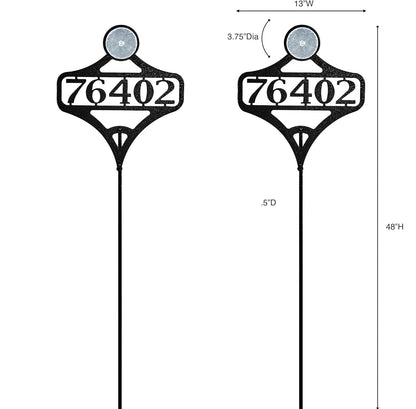 Touch of Class Pathways Custom Address Sign Reflective Driveway Marker Stake Set of Two |