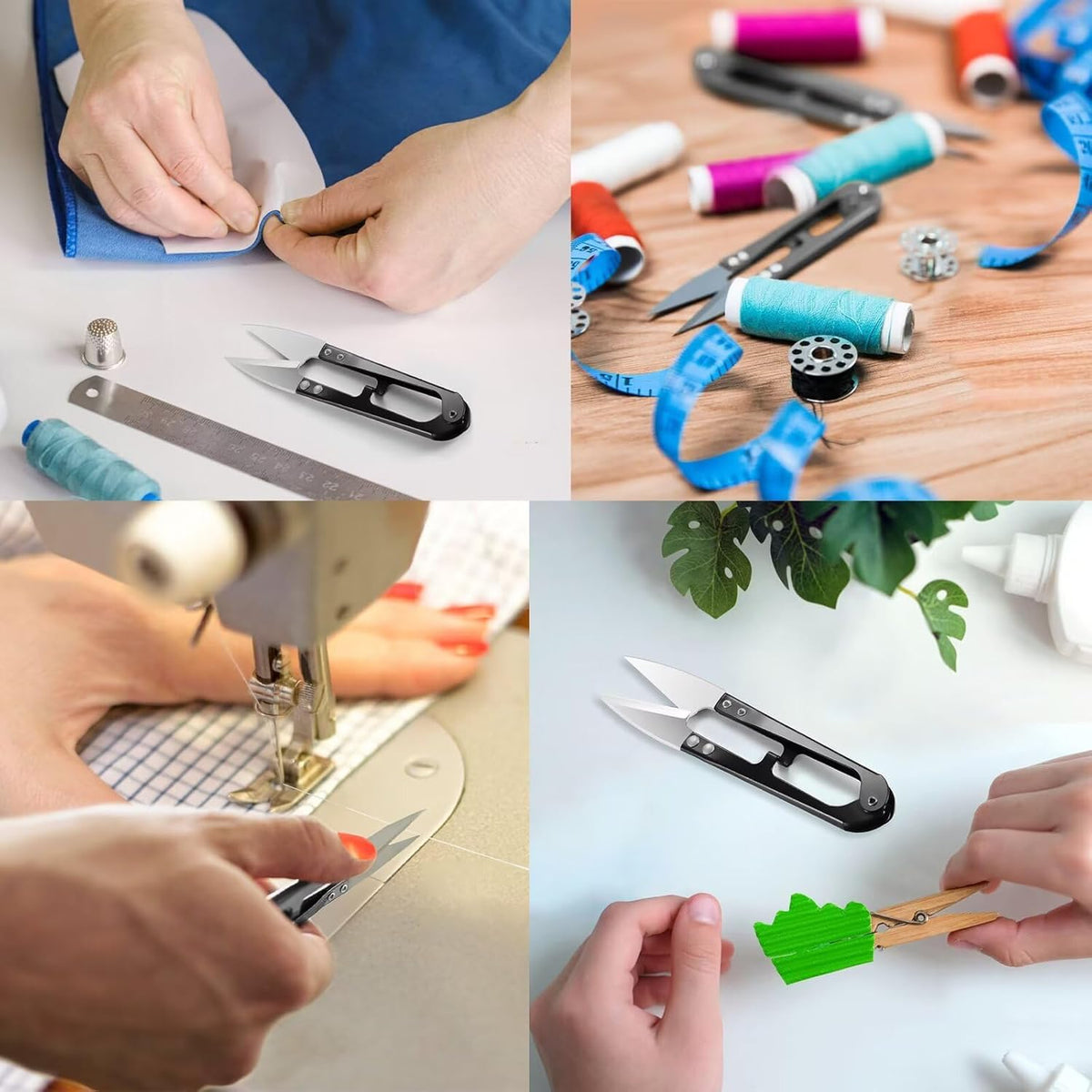 2 Pcs Bonsai Pruning Scissors for plants, Mini plant trimmers & Sewing Snips for Bud Leaves Flowers