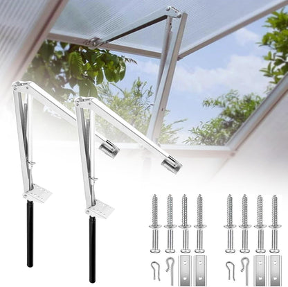 2X Auto Greenhouse Window Opener, Solar Heat Sensitive Auto Vent Opener, Roof Vent Opener Gardening