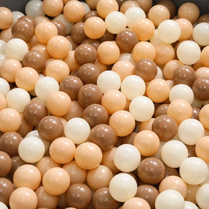 TRENDPLAY Plastic Balls for Ball Pits 2.2 Inch, Pack of 50 100 200 500 Hollow Balls, Perfect for