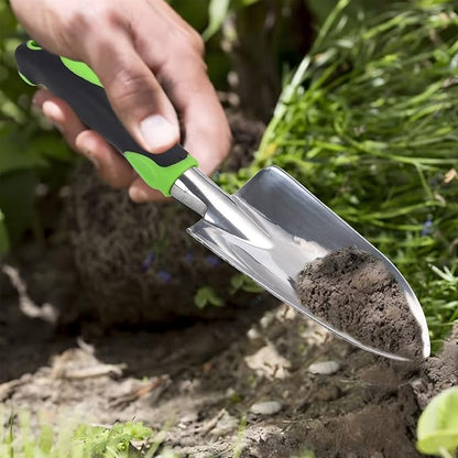 Garden Shovel Hand Trowel Mini Shovel Garden Tools Cast-Aluminum Heavy Duty Gardening Tool Soft